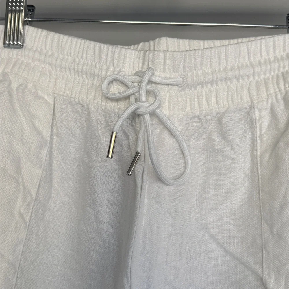 Athleta women’s 100% linen size 18 White‎ Joggers